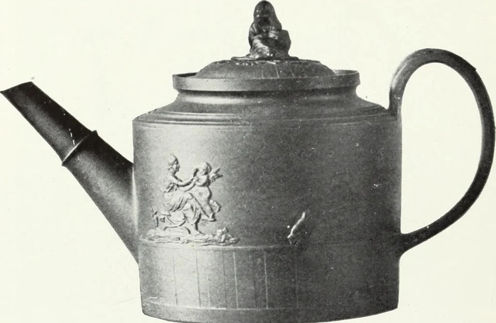 An illustration from The old china book : including Staffordshire, Wedgwood, lustre, and other English pottery and porcelain, 1903, leaf 227