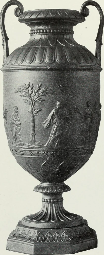 An illustration from The old china book : including Staffordshire, Wedgwood, lustre, and other English pottery and porcelain, 1903, leaf 228