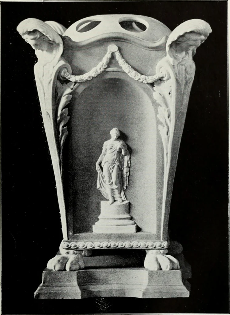 An illustration from The old china book : including Staffordshire, Wedgwood, lustre, and other English pottery and porcelain, 1903, leaf 286