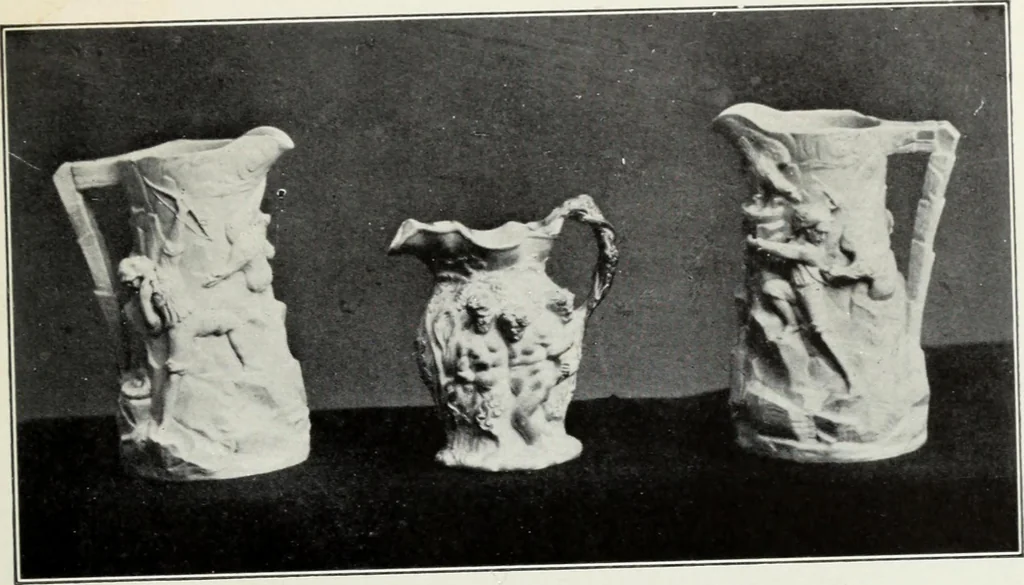 An illustration from The old china book : including Staffordshire, Wedgwood, lustre, and other English pottery and porcelain, 1903, leaf 292