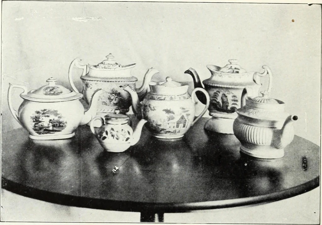 An illustration from The old china book : including Staffordshire, Wedgwood, lustre, and other English pottery and porcelain, 1903, leaf 293