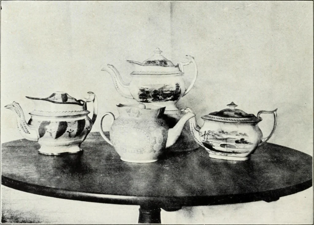 An illustration from The old china book : including Staffordshire, Wedgwood, lustre, and other English pottery and porcelain, 1903, leaf 293