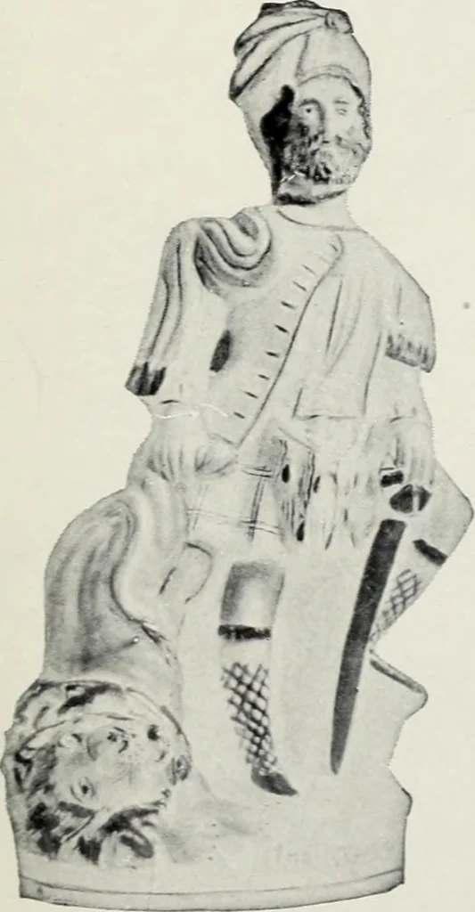 An illustration from The old china book : including Staffordshire, Wedgwood, lustre, and other English pottery and porcelain, 1903, leaf 338