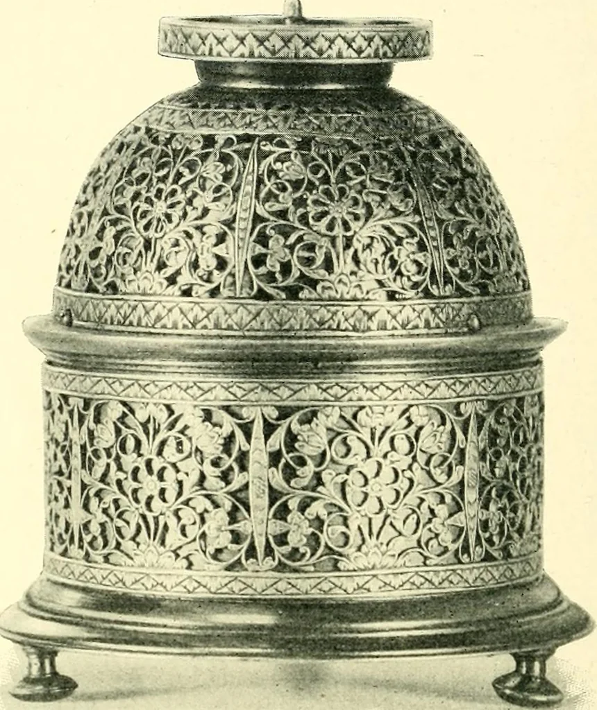 An illustration from Old clocks and watches & their makers, being an historical and descriptive account of the different styles of clocks and watches of the past, in England and abroad, to which is added a list of ten thousand makers, 1904, leaf 123