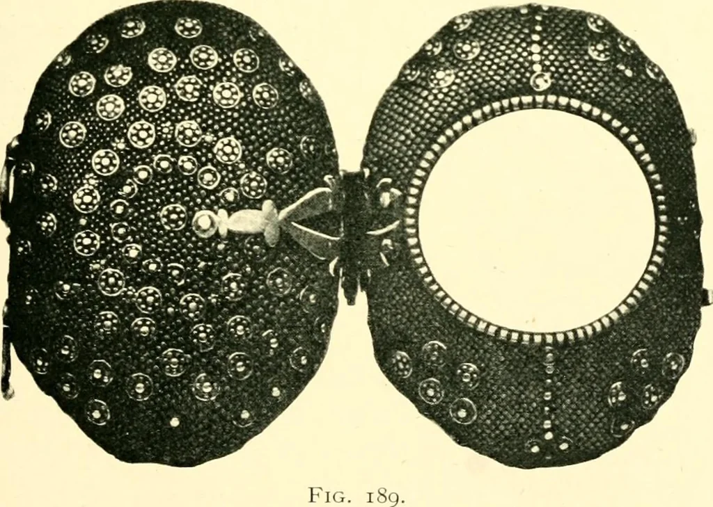 An illustration from Old clocks and watches & their makers, being an historical and descriptive account of the different styles of clocks and watches of the past, in England and abroad, to which is added a list of ten thousand makers, 1904, leaf 174