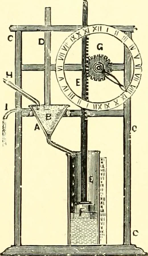An illustration from Old clocks and watches & their makers, being an historical and descriptive account of the different styles of clocks and watches of the past, in England and abroad, to which is added a list of ten thousand makers, 1904, leaf 25