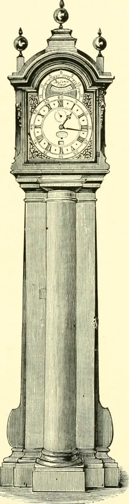 An illustration from Old clocks and watches & their makers, being an historical and descriptive account of the different styles of clocks and watches of the past, in England and abroad, to which is added a list of ten thousand makers, 1904, leaf 292