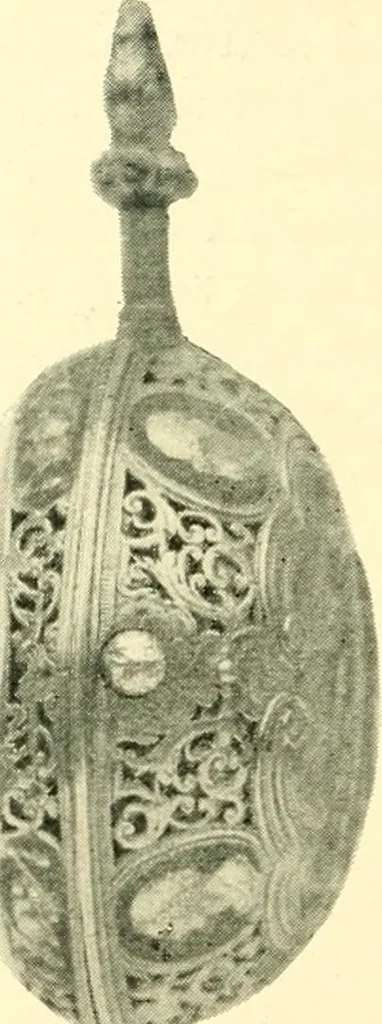 An illustration from Old clocks and watches & their makers, being an historical and descriptive account of the different styles of clocks and watches of the past, in England and abroad, to which is added a list of ten thousand makers, 1904, leaf 299