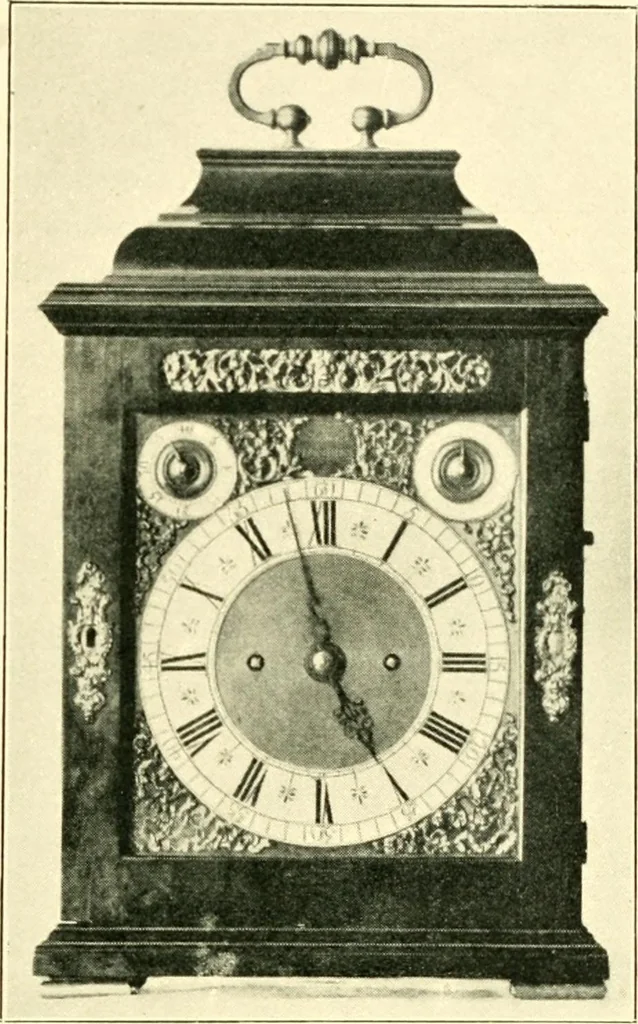 An illustration from Old clocks and watches & their makers, being an historical and descriptive account of the different styles of clocks and watches of the past, in England and abroad, to which is added a list of ten thousand makers, 1904, leaf 306