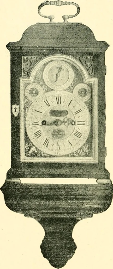 An illustration from Old clocks and watches & their makers, being an historical and descriptive account of the different styles of clocks and watches of the past, in England and abroad, to which is added a list of ten thousand makers, 1904, leaf 309