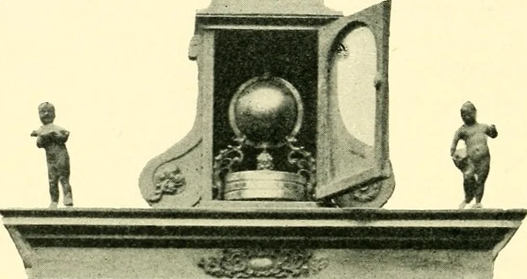 An illustration from Old clocks and watches & their makers, being an historical and descriptive account of the different styles of clocks and watches of the past, in England and abroad, to which is added a list of ten thousand makers, 1904, leaf 315