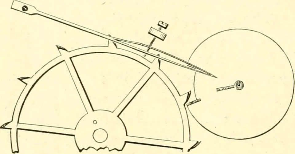 An illustration from Old clocks and watches & their makers, being an historical and descriptive account of the different styles of clocks and watches of the past, in England and abroad, to which is added a list of ten thousand makers, 1904, leaf 353