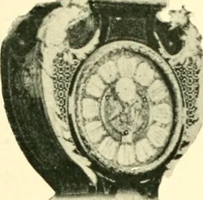 An illustration from Old clocks and watches & their makers, being an historical and descriptive account of the different styles of clocks and watches of the past, in England and abroad, to which is added a list of ten thousand makers, 1904, leaf 366
