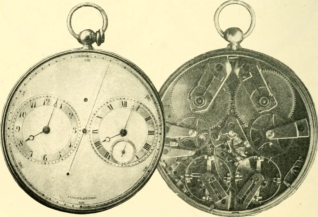 An illustration from Old clocks and watches & their makers, being an historical and descriptive account of the different styles of clocks and watches of the past, in England and abroad, to which is added a list of ten thousand makers, 1904, leaf 377