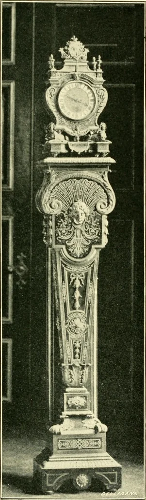 An illustration from Old clocks and watches & their makers, being an historical and descriptive account of the different styles of clocks and watches of the past, in England and abroad, to which is added a list of ten thousand makers, 1904, leaf 394