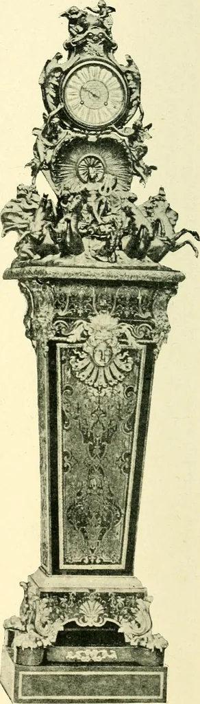 An illustration from Old clocks and watches & their makers, being an historical and descriptive account of the different styles of clocks and watches of the past, in England and abroad, to which is added a list of ten thousand makers, 1904, leaf 395