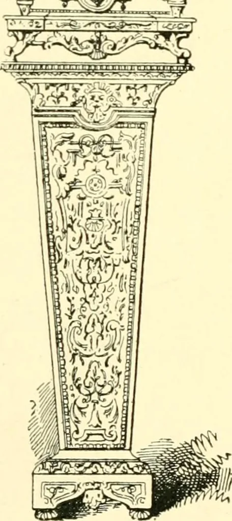 An illustration from Old clocks and watches & their makers, being an historical and descriptive account of the different styles of clocks and watches of the past, in England and abroad, to which is added a list of ten thousand makers, 1904, leaf 396