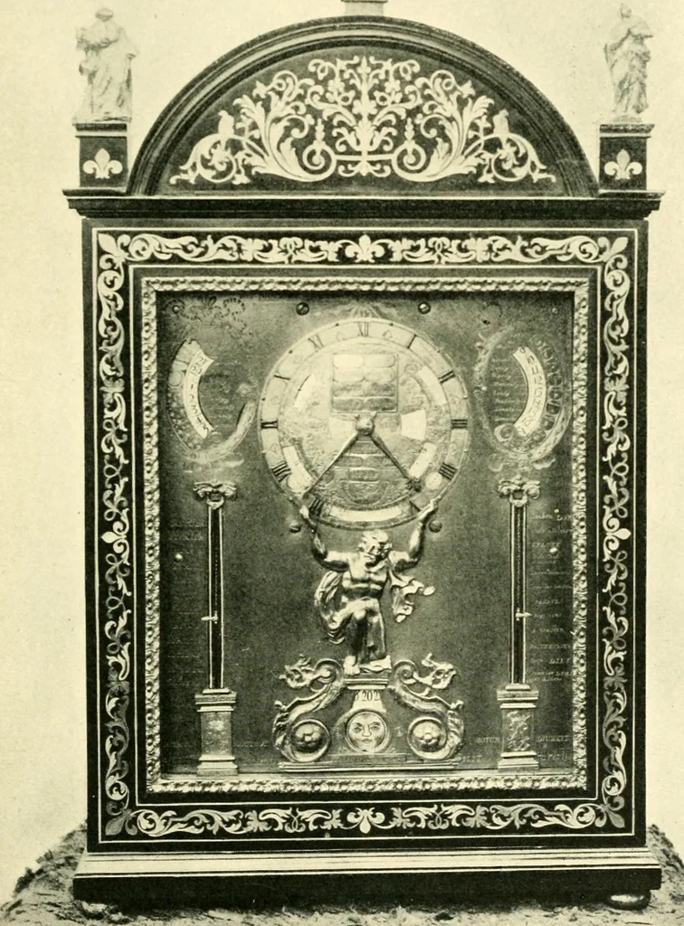 An illustration from Old clocks and watches & their makers, being an historical and descriptive account of the different styles of clocks and watches of the past, in England and abroad, to which is added a list of ten thousand makers, 1904, leaf 400