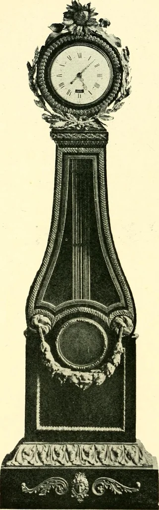An illustration from Old clocks and watches & their makers, being an historical and descriptive account of the different styles of clocks and watches of the past, in England and abroad, to which is added a list of ten thousand makers, 1904, leaf 401