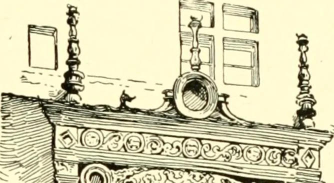 An illustration from Old clocks and watches & their makers, being an historical and descriptive account of the different styles of clocks and watches of the past, in England and abroad, to which is added a list of ten thousand makers, 1904, leaf 42