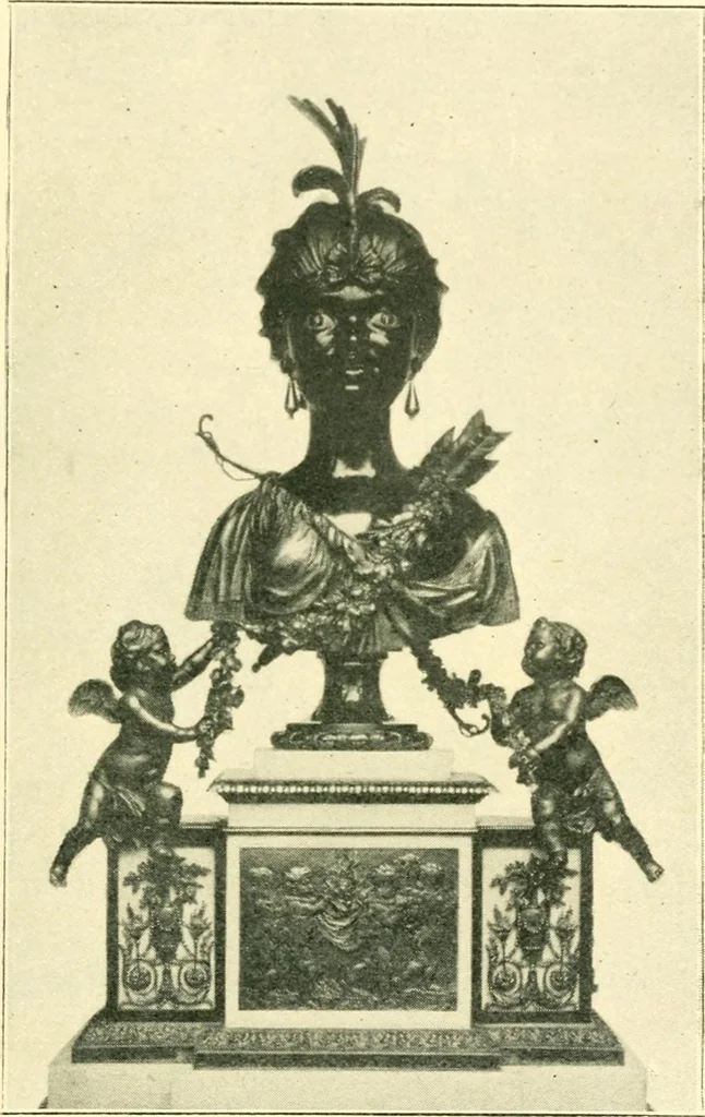 An illustration from Old clocks and watches & their makers, being an historical and descriptive account of the different styles of clocks and watches of the past, in England and abroad, to which is added a list of ten thousand makers, 1904, leaf 452