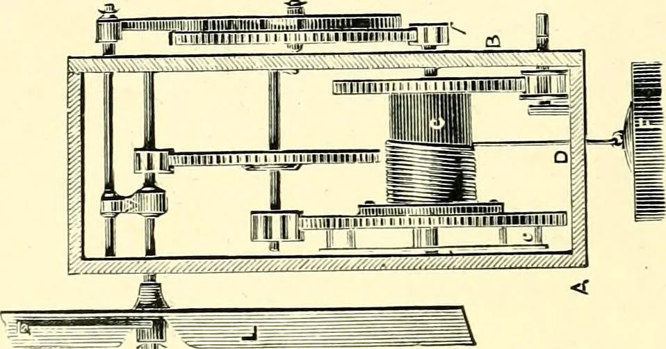 An illustration from Old clocks and watches & their makers, being an historical and descriptive account of the different styles of clocks and watches of the past, in England and abroad, to which is added a list of ten thousand makers, 1904, leaf 47
