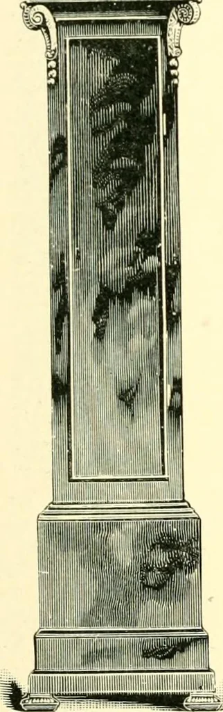 An illustration from Old clocks and watches & their makers, being an historical and descriptive account of the different styles of clocks and watches of the past, in England and abroad, to which is added a list of ten thousand makers, 1904, leaf 498