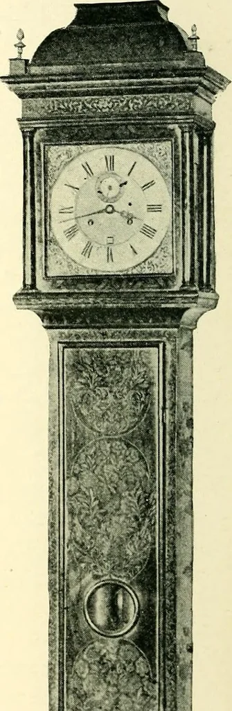 An illustration from Old clocks and watches & their makers, being an historical and descriptive account of the different styles of clocks and watches of the past, in England and abroad, to which is added a list of ten thousand makers, 1904, leaf 501