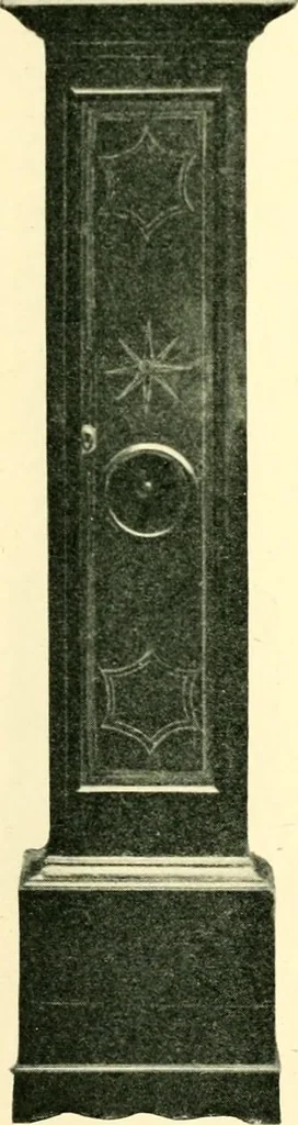 An illustration from Old clocks and watches & their makers, being an historical and descriptive account of the different styles of clocks and watches of the past, in England and abroad, to which is added a list of ten thousand makers, 1904, leaf 502