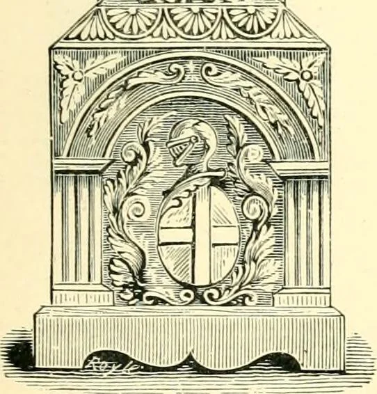 An illustration from Old clocks and watches & their makers, being an historical and descriptive account of the different styles of clocks and watches of the past, in England and abroad, to which is added a list of ten thousand makers, 1904, leaf 504