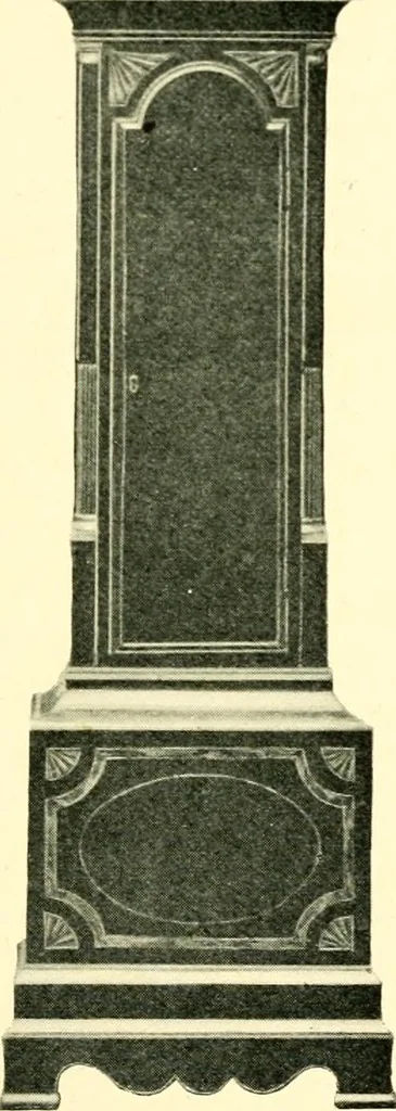 An illustration from Old clocks and watches & their makers, being an historical and descriptive account of the different styles of clocks and watches of the past, in England and abroad, to which is added a list of ten thousand makers, 1904, leaf 512