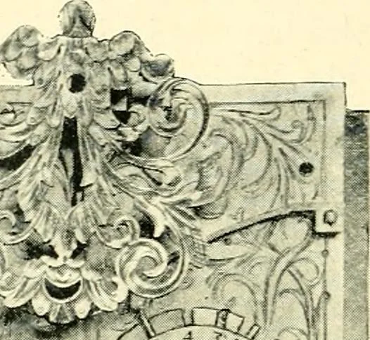 An illustration from Old clocks and watches & their makers, being an historical and descriptive account of the different styles of clocks and watches of the past, in England and abroad, to which is added a list of ten thousand makers, 1904, leaf 519