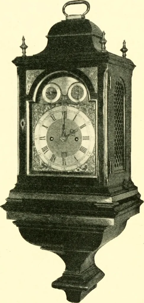 An illustration from Old clocks and watches & their makers, being an historical and descriptive account of the different styles of clocks and watches of the past, in England and abroad, to which is added a list of ten thousand makers, 1904, leaf 526