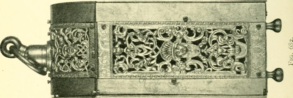 An illustration from Old clocks and watches & their makers, being an historical and descriptive account of the different styles of clocks and watches of the past, in England and abroad, to which is added a list of ten thousand makers, 1904, leaf 531