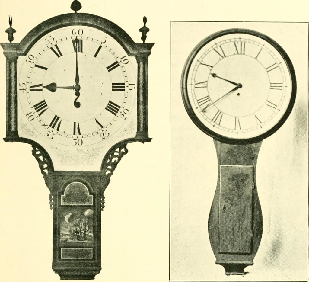 An illustration from Old clocks and watches & their makers, being an historical and descriptive account of the different styles of clocks and watches of the past, in England and abroad, to which is added a list of ten thousand makers, 1904, leaf 532