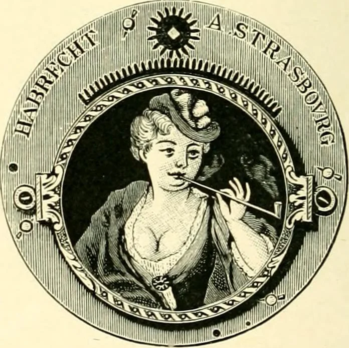 An illustration from Old clocks and watches & their makers, being an historical and descriptive account of the different styles of clocks and watches of the past, in England and abroad, to which is added a list of ten thousand makers, 1904, leaf 541