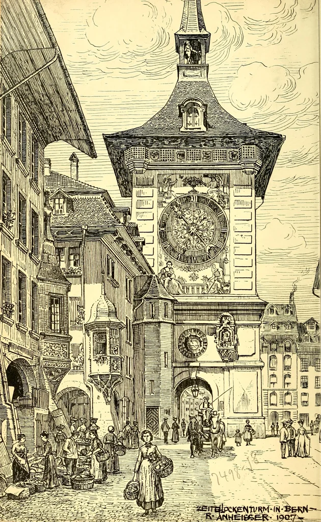 An illustration from Old clocks and watches & their makers, being an historical and descriptive account of the different styles of clocks and watches of the past, in England and abroad, to which is added a list of ten thousand makers, 1904, leaf 751