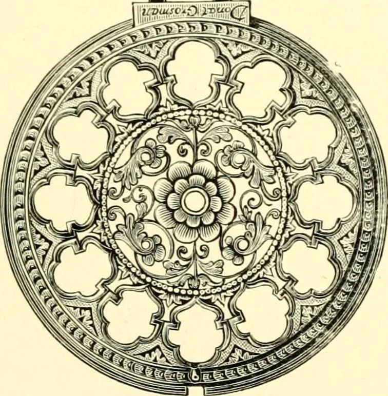 An illustration from Old clocks and watches & their makers, being an historical and descriptive account of the different styles of clocks and watches of the past, in England and abroad, to which is added a list of ten thousand makers, 1904, leaf 90