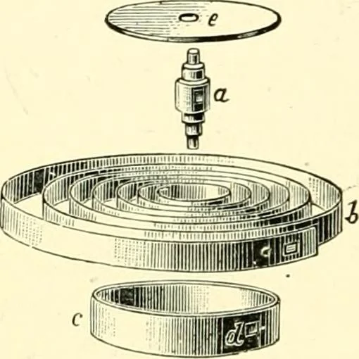 An illustration from Old clocks and watches & their makers, being an historical and descriptive account of the different styles of clocks and watches of the past, in England and abroad, to which is added a list of ten thousand makers, 1904, leaf 93