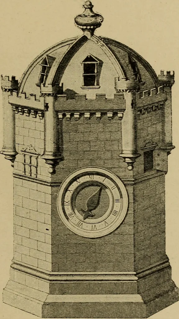 An illustration from Old clocks and watches & their makers : being an historical and descriptive account of the different styles of clocks and watches of the past, in England and abroad, to which is added a list of nearly twelve thousand makers, 1922, leaf 114