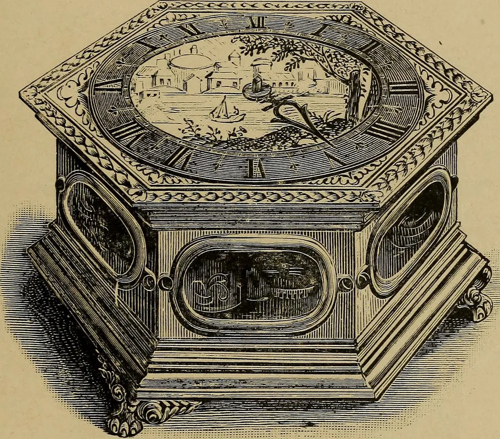 An illustration from Old clocks and watches & their makers : being an historical and descriptive account of the different styles of clocks and watches of the past, in England and abroad, to which is added a list of nearly twelve thousand makers, 1922, leaf 122