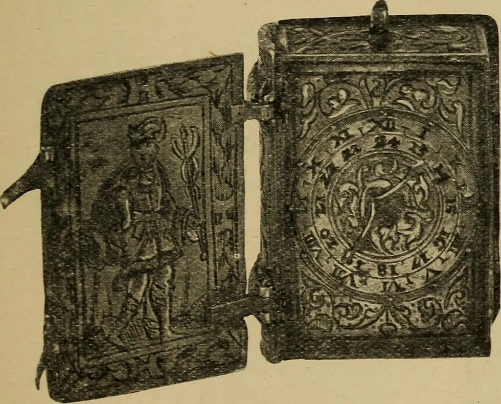 An illustration from Old clocks and watches & their makers : being an historical and descriptive account of the different styles of clocks and watches of the past, in England and abroad, to which is added a list of nearly twelve thousand makers, 1922, leaf 162