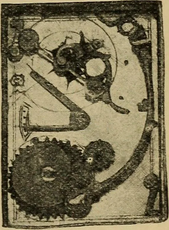 An illustration from Old clocks and watches & their makers : being an historical and descriptive account of the different styles of clocks and watches of the past, in England and abroad, to which is added a list of nearly twelve thousand makers, 1922, leaf 162