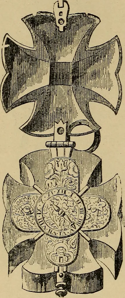 An illustration from Old clocks and watches & their makers : being an historical and descriptive account of the different styles of clocks and watches of the past, in England and abroad, to which is added a list of nearly twelve thousand makers, 1922, leaf 165