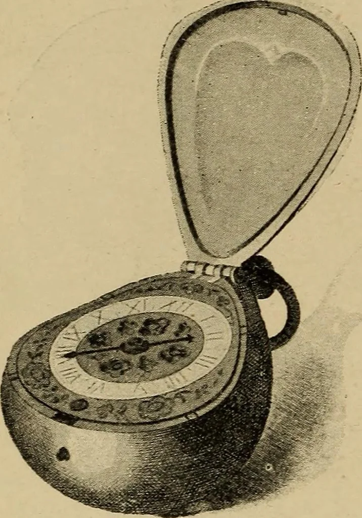 An illustration from Old clocks and watches & their makers : being an historical and descriptive account of the different styles of clocks and watches of the past, in England and abroad, to which is added a list of nearly twelve thousand makers, 1922, leaf 167