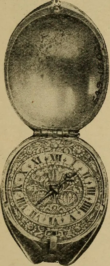 An illustration from Old clocks and watches & their makers : being an historical and descriptive account of the different styles of clocks and watches of the past, in England and abroad, to which is added a list of nearly twelve thousand makers, 1922, leaf 170