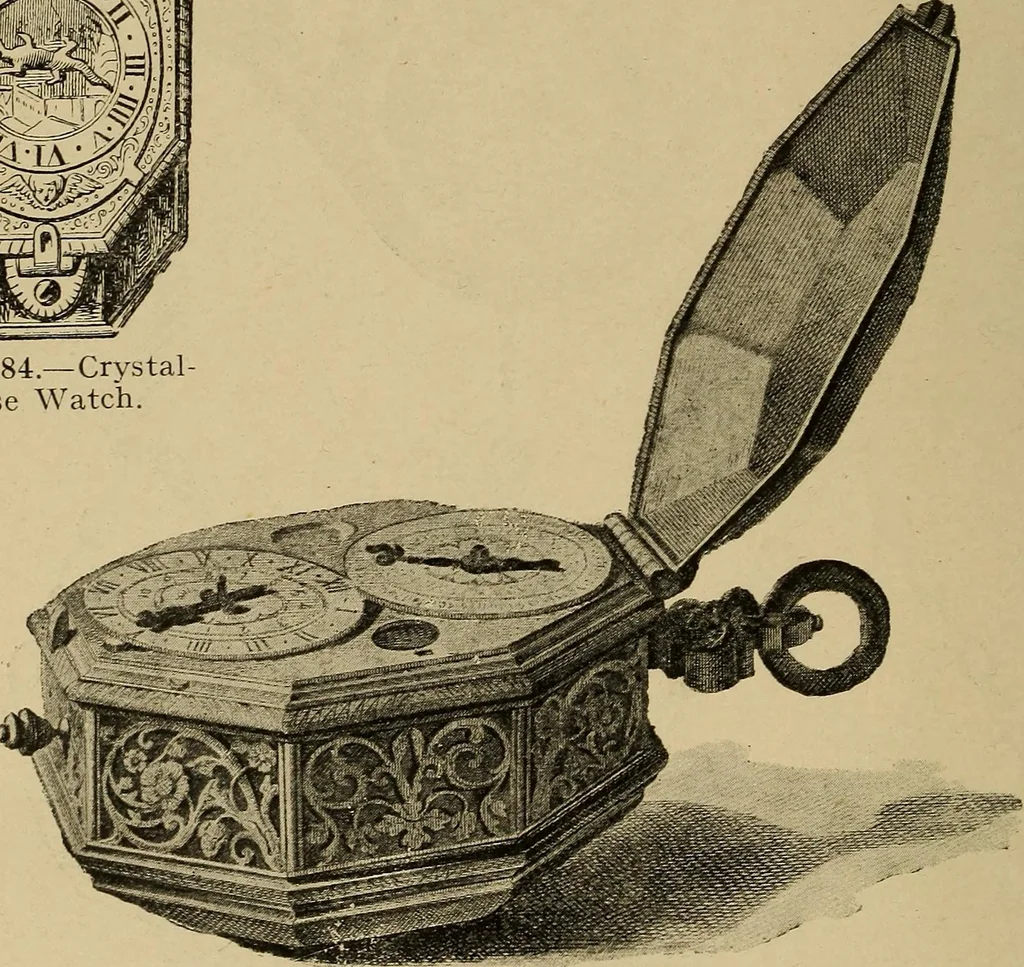 An illustration from Old clocks and watches & their makers : being an historical and descriptive account of the different styles of clocks and watches of the past, in England and abroad, to which is added a list of nearly twelve thousand makers, 1922, leaf 173