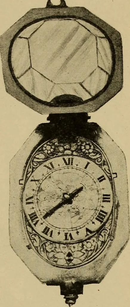 An illustration from Old clocks and watches & their makers : being an historical and descriptive account of the different styles of clocks and watches of the past, in England and abroad, to which is added a list of nearly twelve thousand makers, 1922, leaf 176