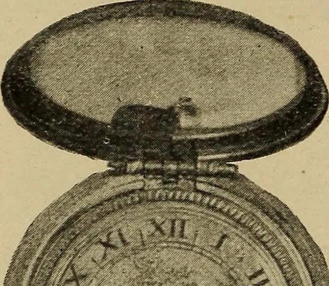 An illustration from Old clocks and watches & their makers : being an historical and descriptive account of the different styles of clocks and watches of the past, in England and abroad, to which is added a list of nearly twelve thousand makers, 1922, leaf 183