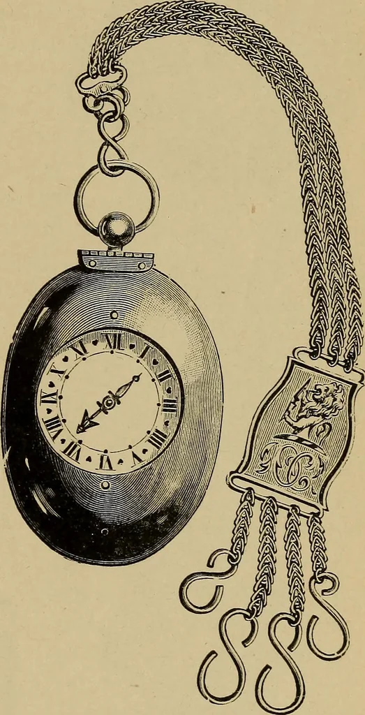 An illustration from Old clocks and watches & their makers : being an historical and descriptive account of the different styles of clocks and watches of the past, in England and abroad, to which is added a list of nearly twelve thousand makers, 1922, leaf 186